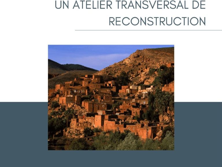 𝐋’𝐄𝐜𝐨𝐥𝐞 𝐍𝐚𝐭𝐢𝐨𝐧𝐚𝐥𝐞 𝐝’𝐀𝐠𝐚𝐝𝐢𝐫 𝐦𝐞𝐭 𝐞𝐧 𝐩𝐥𝐚𝐜𝐞 𝐮𝐧 𝐚𝐭𝐞𝐥𝐢𝐞𝐫 𝐭𝐫𝐚𝐧𝐬𝐯𝐞𝐫𝐬𝐚𝐥 𝐝𝐞 𝐫𝐞𝐜𝐨𝐧𝐬𝐭𝐫𝐮𝐜𝐭𝐢𝐨𝐧. Test de Texte alternatif