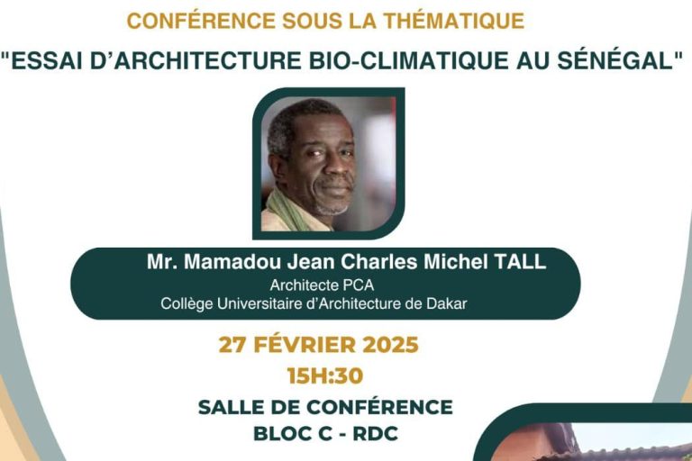 Les assises de l’architecture de l’ENA Agadir – Monsieur Mamadou Jean Charles TALL